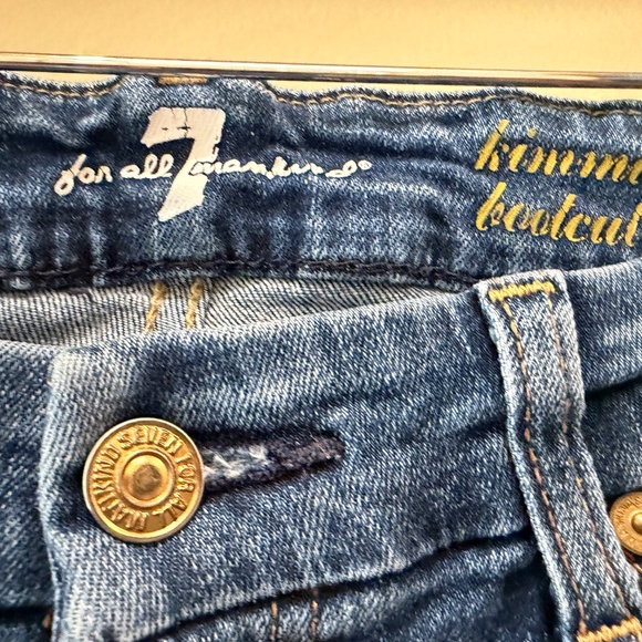 7 for All Mankind Kimmie Bootcut Jeans 30 - Picture 2 of 3
